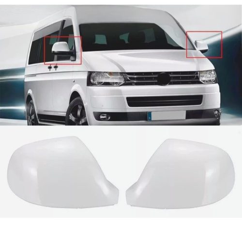 Biele krycie viečko ľavého spätného zrkadla pre auto