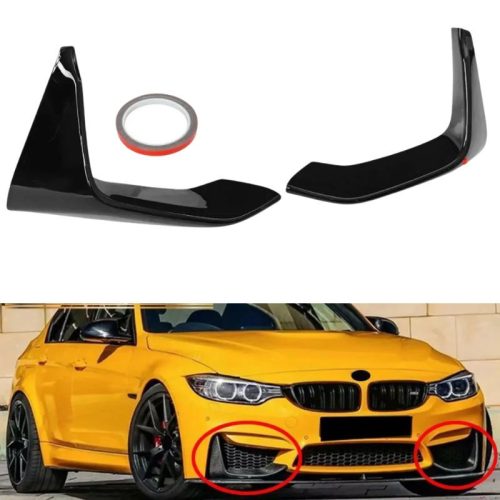 Predný nárazníkový spojler - 2 ks pre BMW (čierny)
