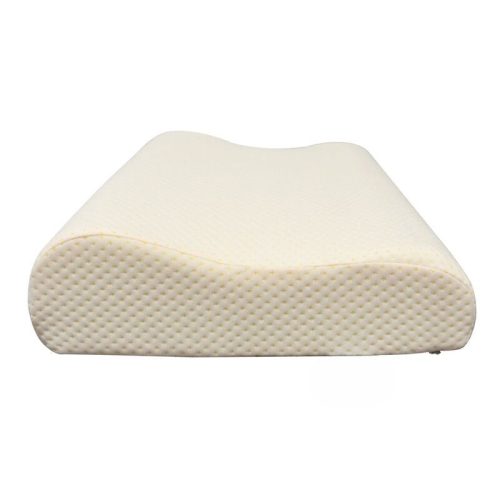 Pohodlný vankúš z pamäťovej peny Blux s prateľným poťahom – 50×30×10/7 cm – biely