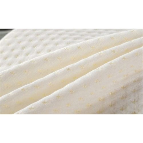 Pohodlný vankúš z pamäťovej peny Blux s prateľným poťahom – 50×30×10/7 cm – biely