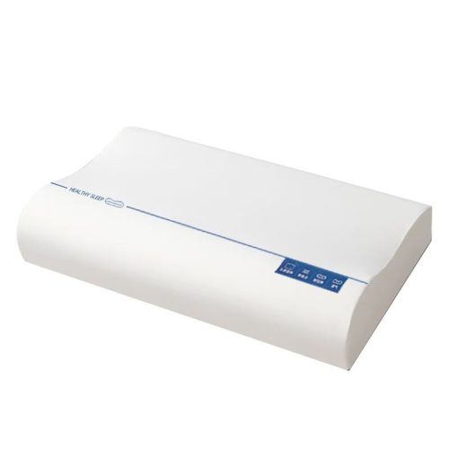 Ergonomický vankúš na krk Blux z pamäťovej peny – pre relaxačný a pohodlný spánok – biely