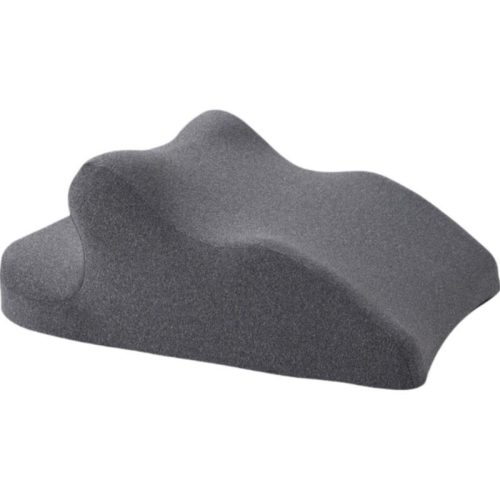 Multifunkčný podporný vankúš z pamäťovej peny Blux – na podporu chrbta, relaxáciu a brucha (65 × 46 × 26 cm, tmavosivý)