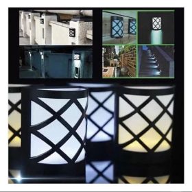 SOLÁRNA solárna záhradná nástenná dekoratívna lampa