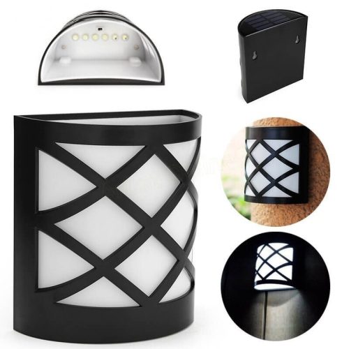 SOLÁRNA solárna záhradná nástenná dekoratívna lampa