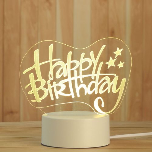 Dekoratívna LED lampa DreamLED Happy Birthday