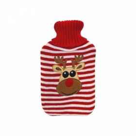   Fľaša na vodu s motívom soba s mäkkým krytom – zimná termofľaša