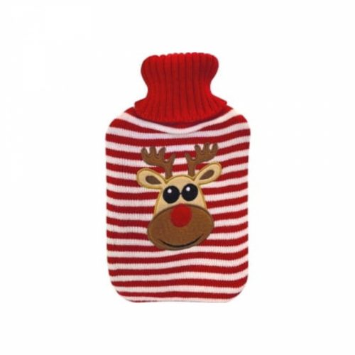 Fľaša na vodu s motívom soba s mäkkým krytom – zimná termofľaša