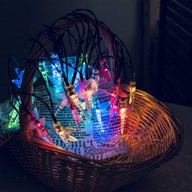   Sada solárnych dekoratívnych svetiel Innolight v tvare vážky – Vonkajšie náladové osvetlenie