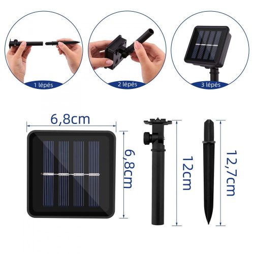 Sada solárnych dekoratívnych svetiel Innolight v tvare vážky – Vonkajšie náladové osvetlenie