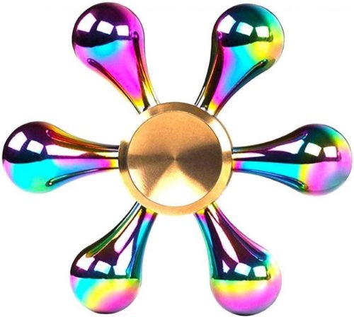 Kovový kvet Innootech Colorful Fidget Spinner