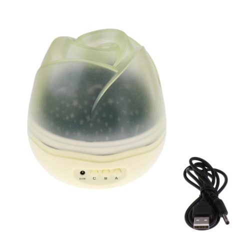 Nočná lampa pre deti v tvare žltého kvetu