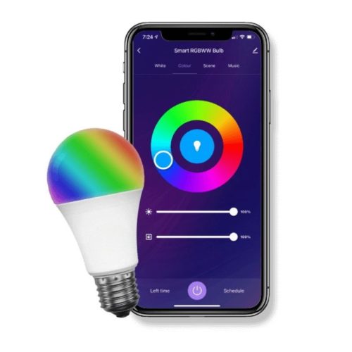 Inteligentná LED žiarovka Gosund WB4 s päticou E27 – WiFi, RGB, hlasové ovládanie, 8W