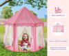 BDream Detský stan, stan na hranie do interiéru aj exteriéru, princezná ružová ‎140x135 cm