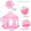 BDream Detský stan, stan na hranie do interiéru aj exteriéru, princezná ružová ‎140x135 cm