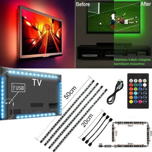 Innolight 4×0, 5m LED pás – podsvietenie TV/monitoru, energeticky úsporný LED pás