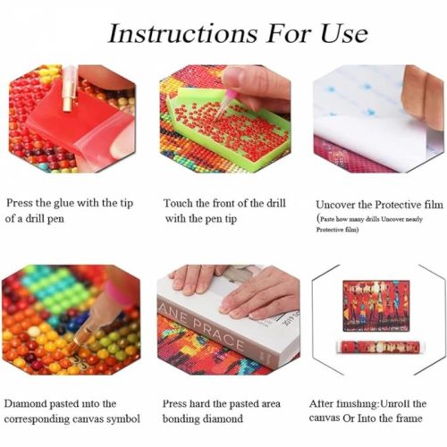 Sada na diamantovú maľbu so vzorom víly a mesiaca 30 x 40 cm