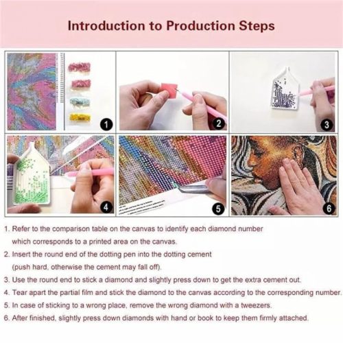 Sada na diamantové maľovanie s jesenným vzorom 40 x 30 cm