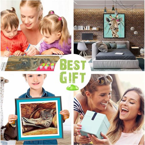 Bshop Diamantový obraz so vzorom koníka 30 x 30 cm