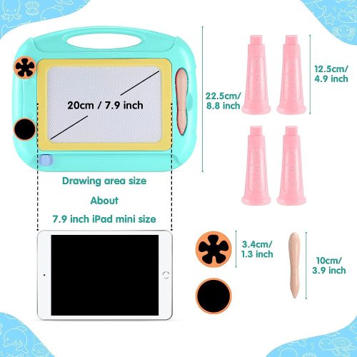 AiTuiTui Zelená magnetická kresliaca doska pre deti – kreatívna a ekologická