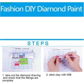 Diamantová maľba Bshop so vzorom delfína jin-jang