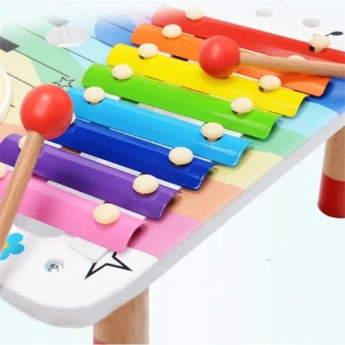 Sada hudobných nástrojov BeebeeRun pre deti – 8-dielna sada hudobných hračiek