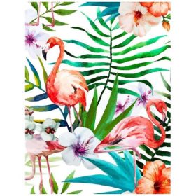 Sada na diamantovú maľbu s plameniakmi 30x40cm