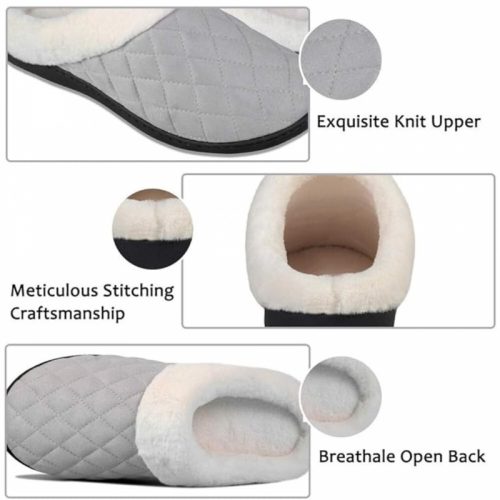 Zimné papuče z pamäťovej peny Ultraideas – veľkosť 38–39, teplé vnútorné papuče