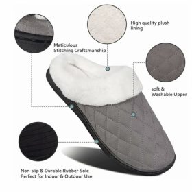   Zimné ponožky z pamäťovej peny ULTRAIDEAS veľkosť 42–45 – sivé