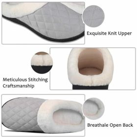   Zimné ponožky z pamäťovej peny ULTRAIDEAS veľkosti 36–43 – svetlosivé