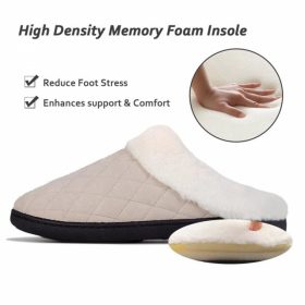   ULTRAIDEAS Dámske zimné ponožky z pamäťovej peny veľkosť 38-47 - béžové