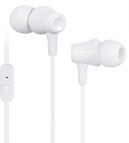 Toplus slúchadlá do uší pre smartfóny (biele)