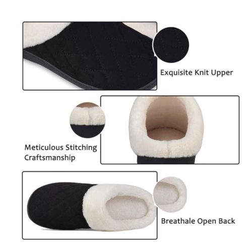 Zimné ponožky z pamäťovej peny ULTRAIDEAS 42–43 – čierne