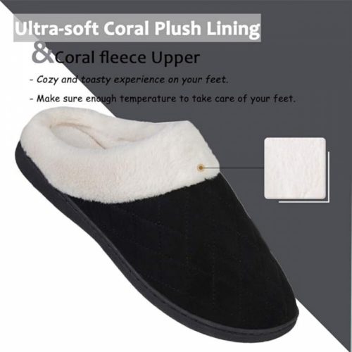 Zimné ponožky z pamäťovej peny ULTRAIDEAS 42–43 – čierne