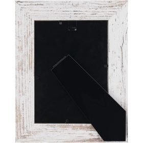   3-dielny rám na obraz – stojanový a nástenný, 10 x 15 cm (starodávna biela)