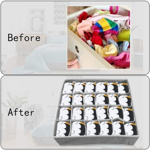 Organizér do zásuviek Yorgewd 2 ks (sivý)