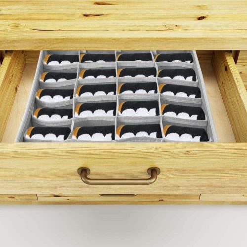 Organizér do zásuviek Yorgewd 2 ks (sivý)