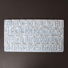Silikónová forma na písmená pre epoxidovú živicu