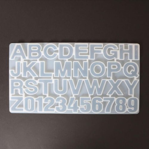 Silikónová forma na písmená pre epoxidovú živicu