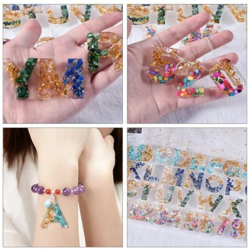 Silikónová forma na písmená pre epoxidovú živicu