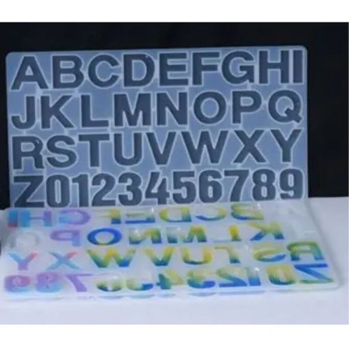 Silikónová forma na písmená pre epoxidovú živicu