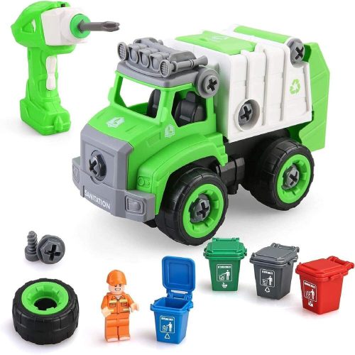 Rozobraté smetiarske auto BeebeeRun – kreatívna stavebná hračka pre deti