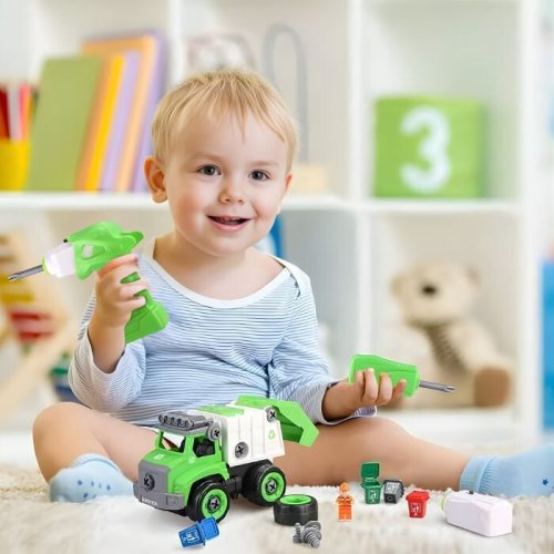 Rozobraté smetiarske auto BeebeeRun – kreatívna stavebná hračka pre deti