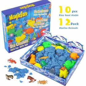   Sada kinetického piesku Magicfun 3D – s morskými živočíchmi, kreatívna hračka pre deti