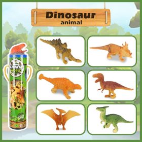   BeebeeRun 6-dielna sada mäkkých figúrok zvieratiek – pre deti