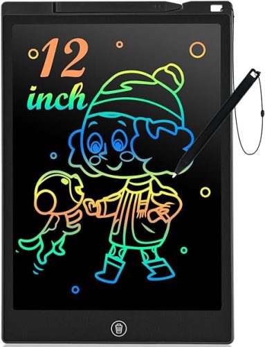 RICHGV LCD tabuľa na písanie, 30 cm detská hračka, farebná doodle tabuľa pre deti 3-8 rokov