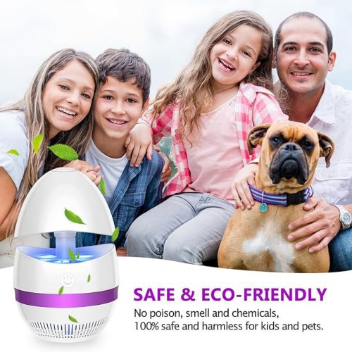 Elektrická LED lampa na komáre SUNNEST – biela, repelent proti komárom