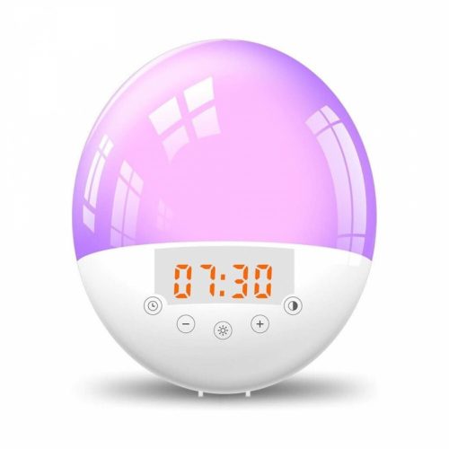 Budíček Bshop s LED svetlom – simulovaný východ slnka, prebúdzanie sa snom