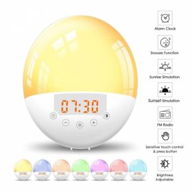   Budíček Bshop s LED svetlom – simulovaný východ slnka, prebúdzanie sa snom