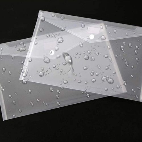 20-dielna sada priehľadných plastových vkladacích priečinkov – úschova a organizér na dokumenty