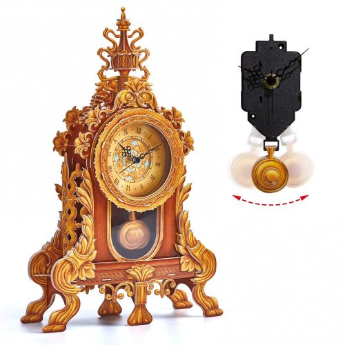 CubicFun 3D puzzle stolík vyrezávané kyvadlové hodiny – kreatívny dekoračný model